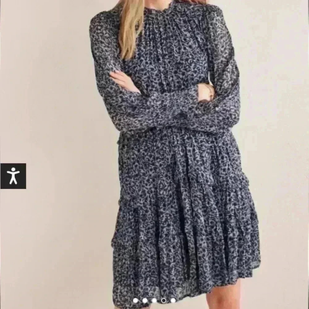 Boden Ruffle Open Back Mini Dress - Picture 2 of 7